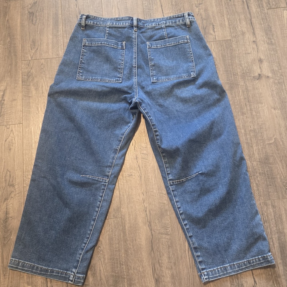 Kut from the Kloth Size 14 Women's Ashton High Rise Barrel Leg Jeans Medium Wash - Picture 6 of 7